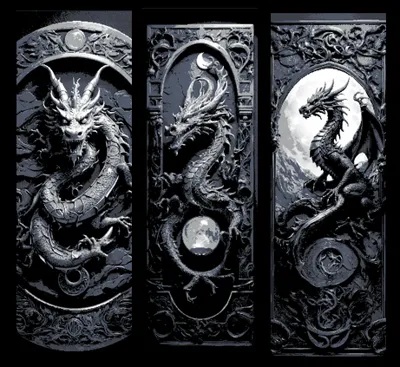 Dragon & Moon Bookmark · Choose One