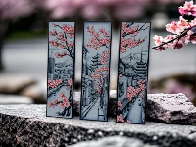 Cherry Blossom Bookmark · Choose One