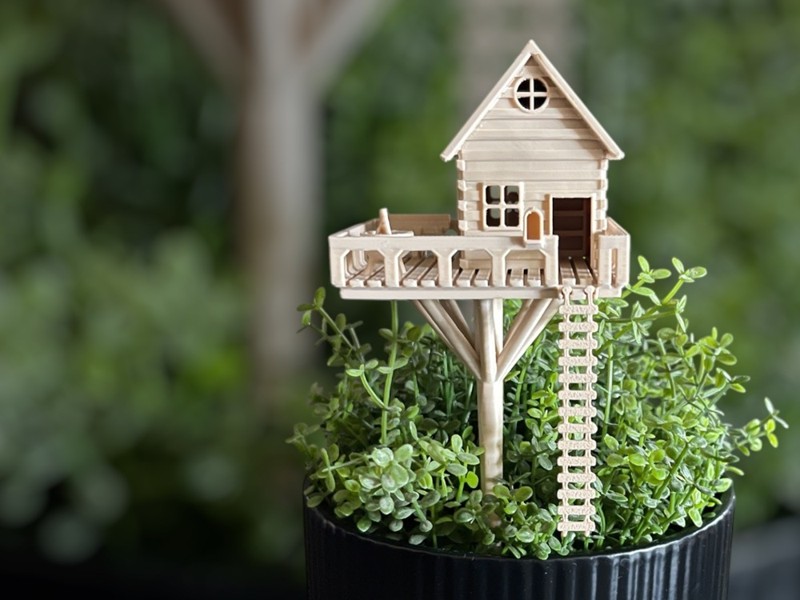 Tiny Treehouse & Ladder