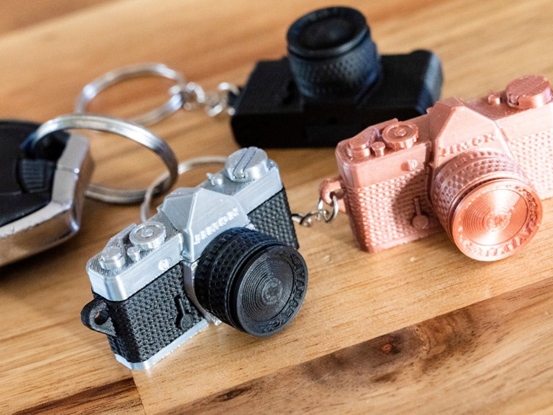 Film Camera Keychain