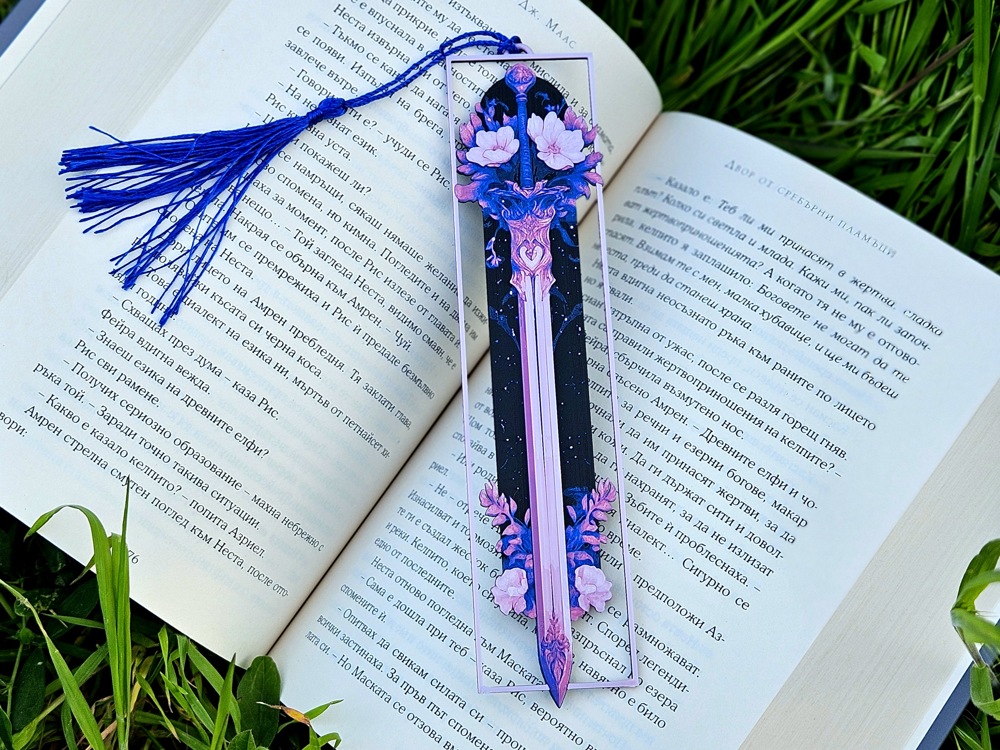 Nightpetal Framed Bookmark