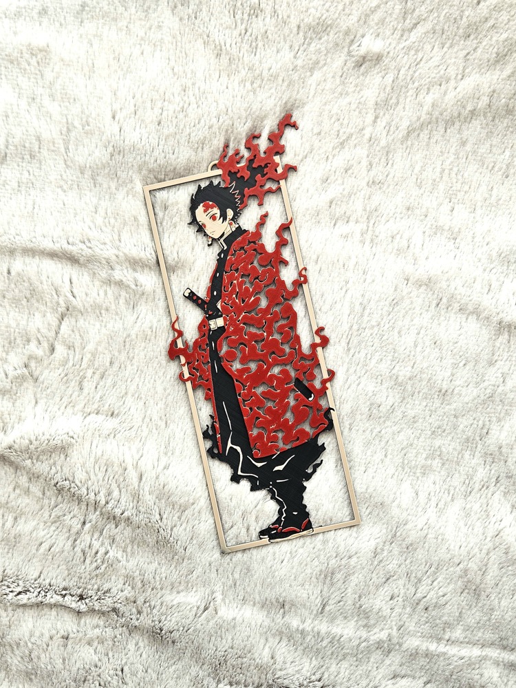 Tanjiro Framed Bookmark