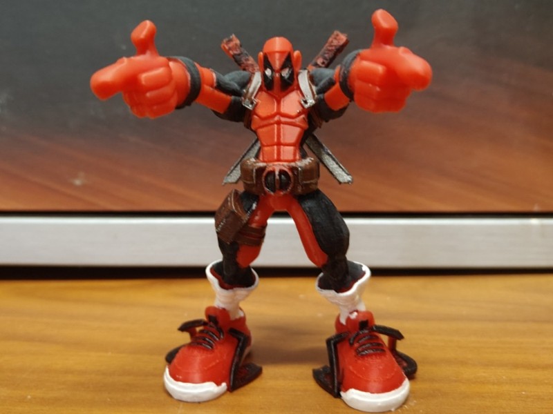 Stylized Deadpool · Unpainted