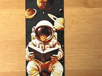 astronaut bookmark