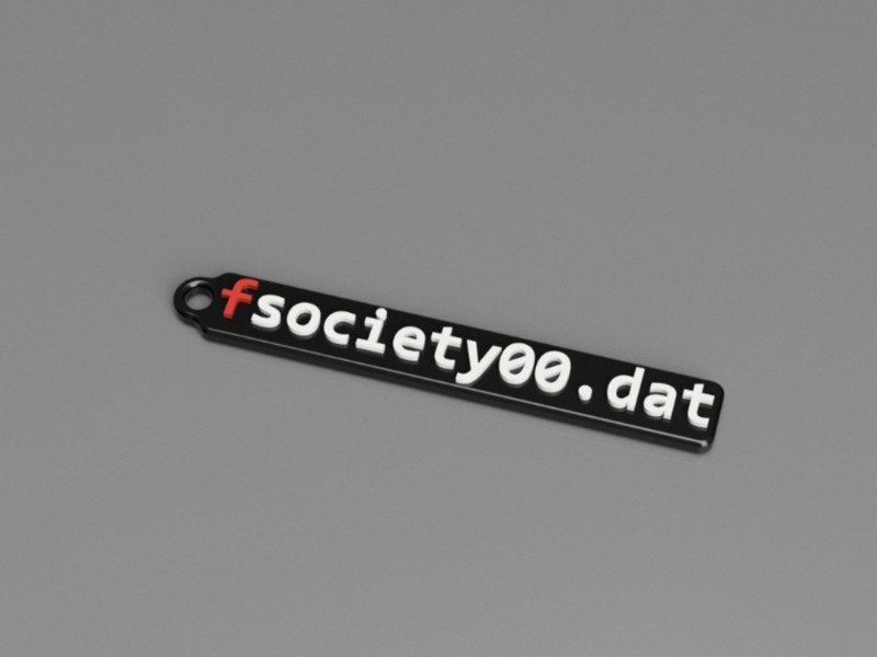 Mr Robot · FSociety Keychain