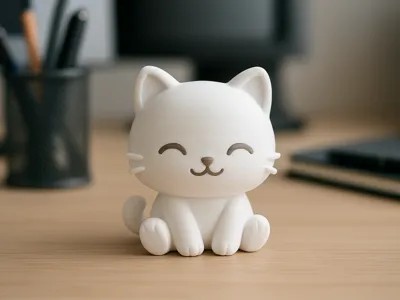 Chibi Cat · Unpainted