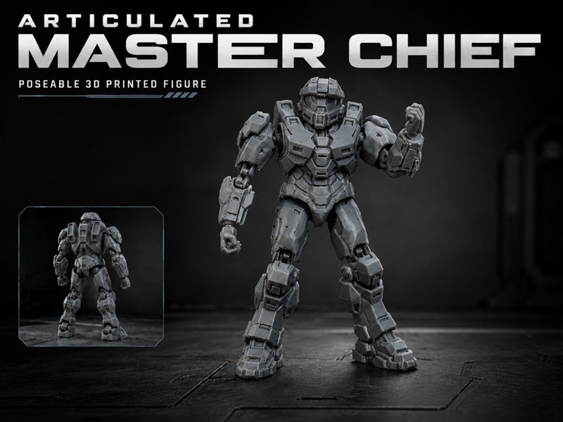 Master Chief Mecha · Articulated