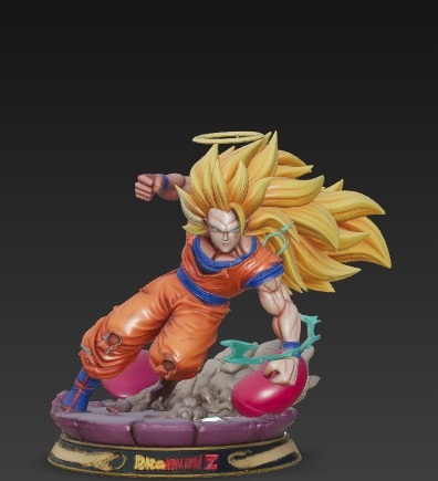 Goku SSJ3 · Unpainted
