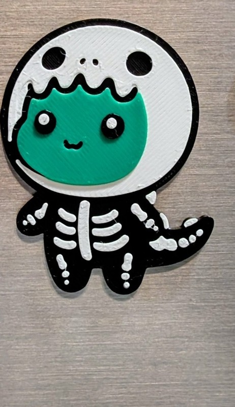 Skeleton Dino Magnet