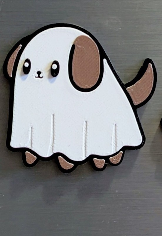 Ghost Puppy Magnet