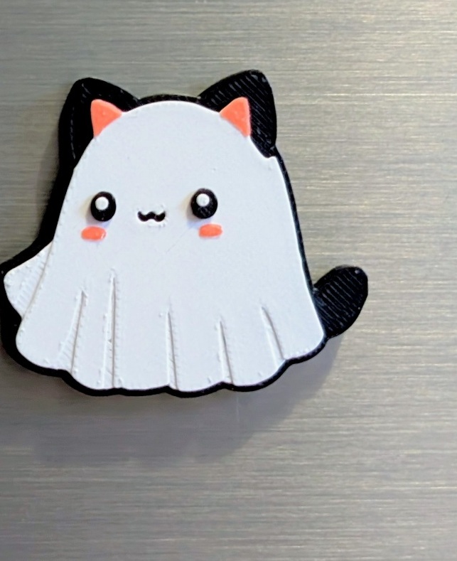 Ghost Cat Magnet