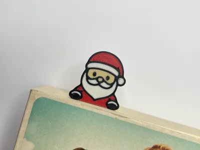 Santa Bookmark