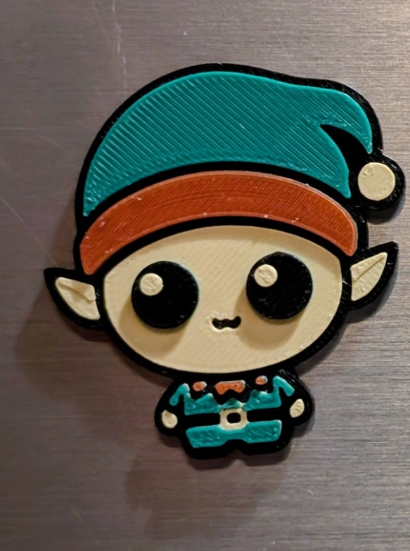Christmas Elf Magnet