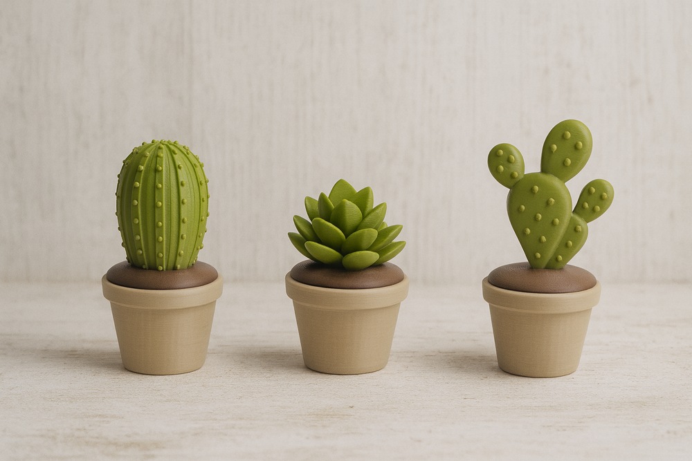 Mini Cactus & Succulent Storage Pot