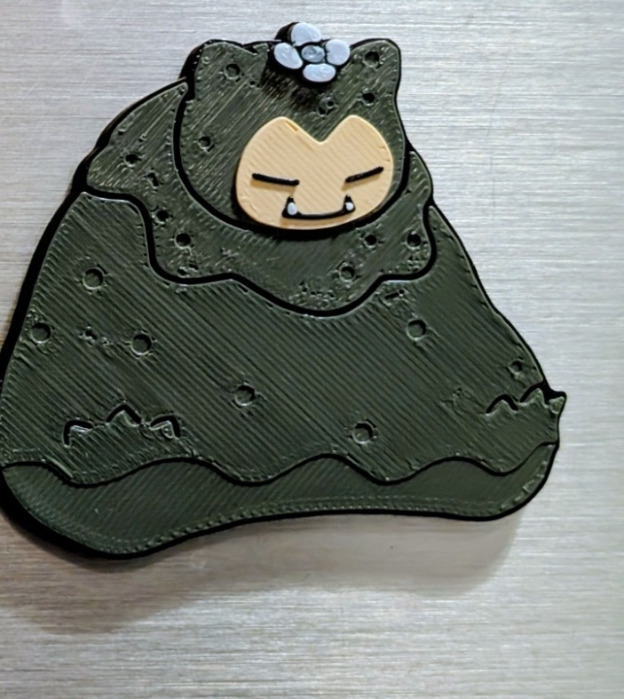 Sleeping Snorlax Pokopia Magnet