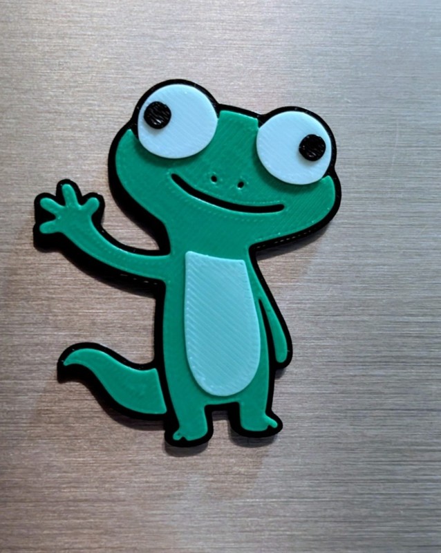 Tom the Lizard Magnet