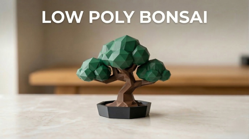 Low Poly Bonsai