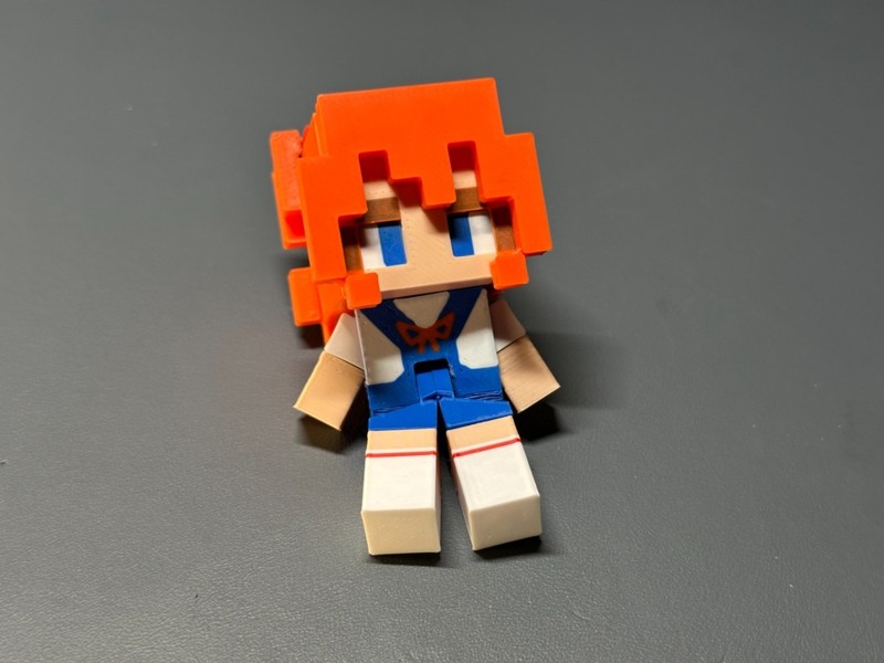 Asuka · Articulated Block Keychain