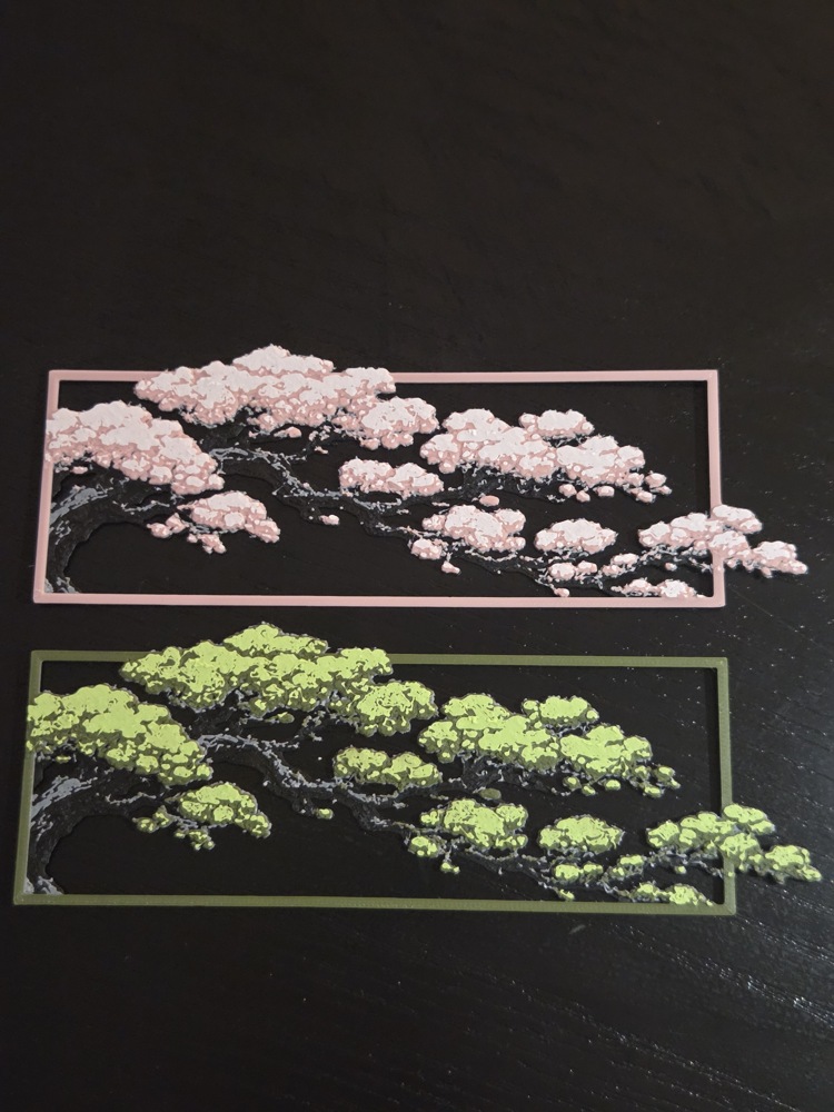 Bonsai & Sakura Bookmark