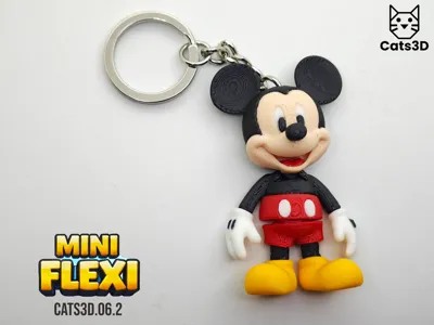 Mickey Mouse Mini Flexi Keychain V2