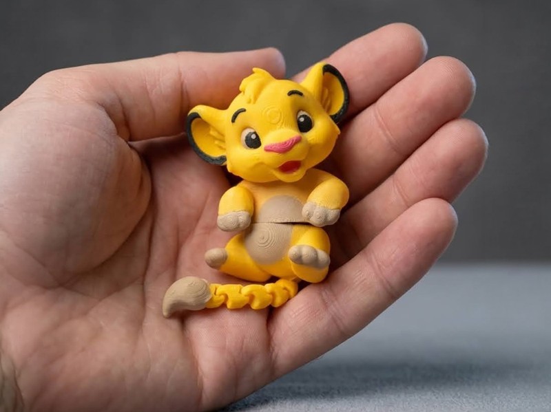 Baby Lion Cub · Articulated