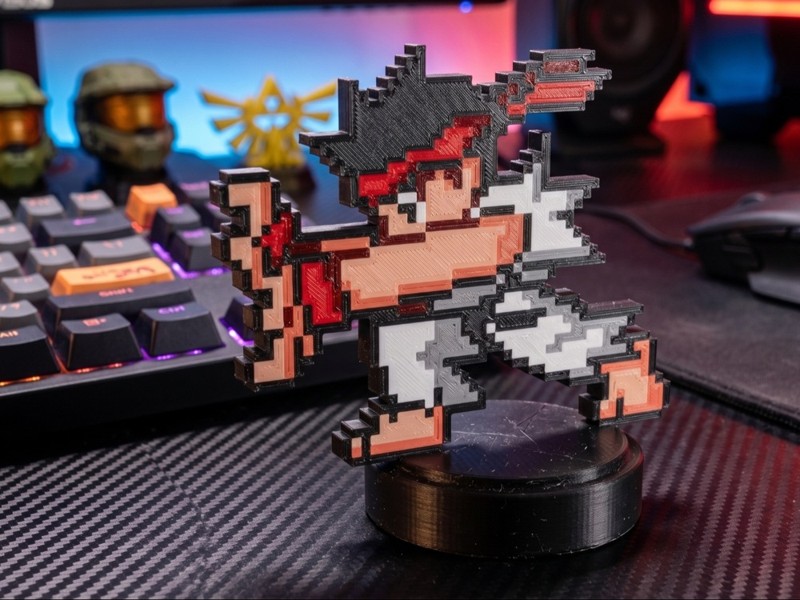 Ryu · 8 Bit Desk Figure