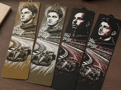 F1 Driver Bookmark