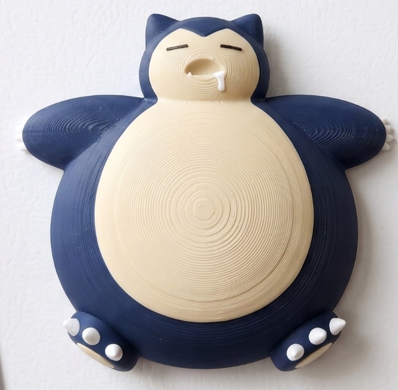 Sleepy Snorlax Magnet