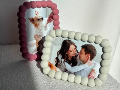 Bubble Photo Frame · 4 × 6 in