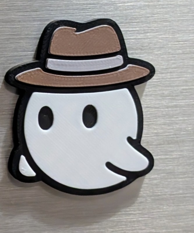 Cowboy Ghost Magnet