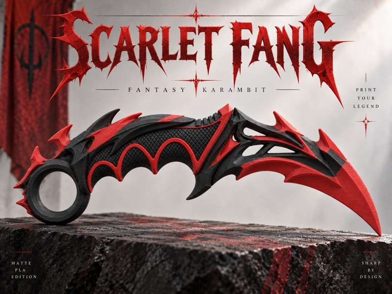 Scarlet Fang · Fantasy Display Prop