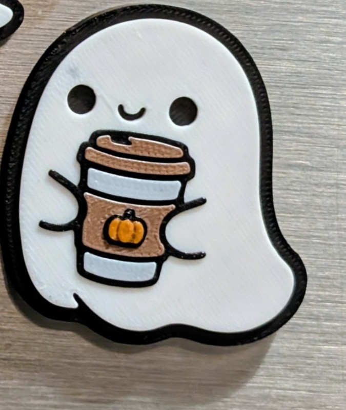 Coffee Ghost Magnet