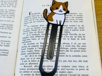 Brown Cat Bookmark