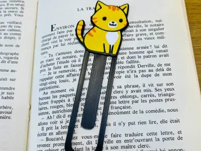 Orange Cat Bookmark