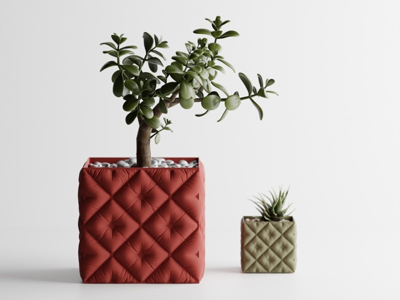 Soft Diamond Planter · Large