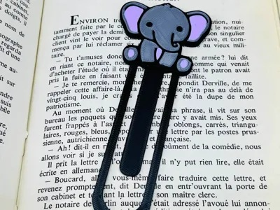 Elephant Bookmark