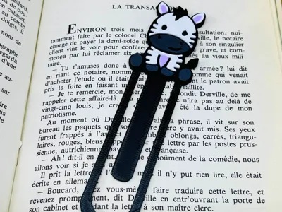 Zebra Bookmark