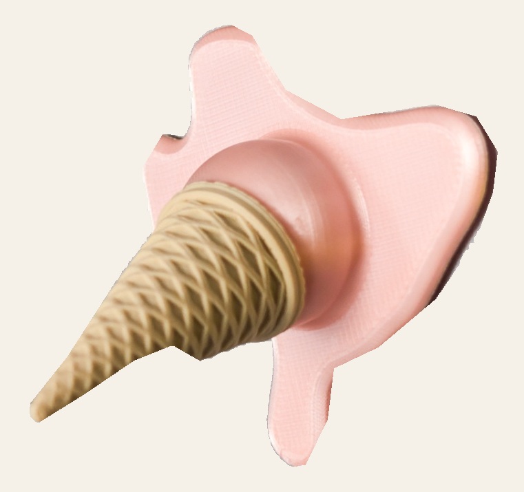 Melted Ice Cream Magnet