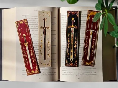 Elven Blades Bookmark · Choose One
