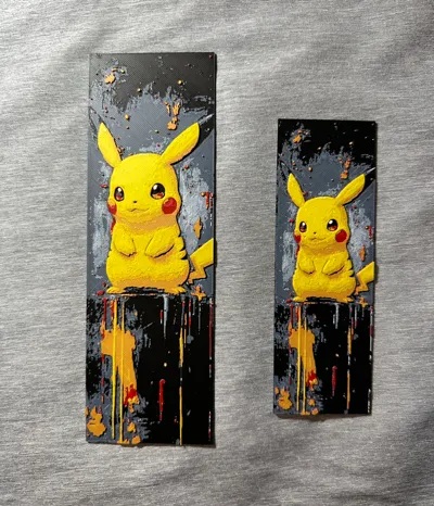 Pikachu Bookmark · Standard Size