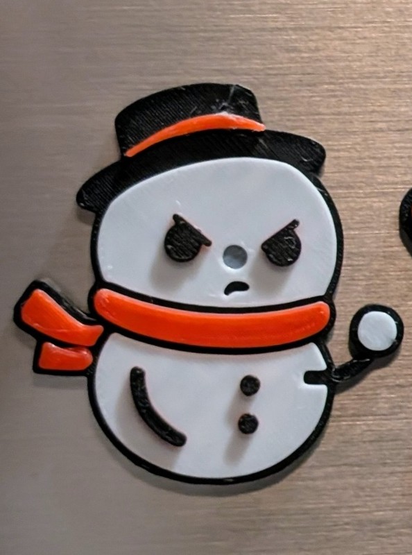 Snowman Magnet