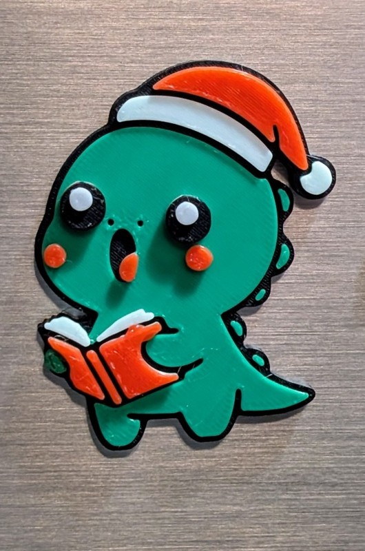 Reading Dino Magnet